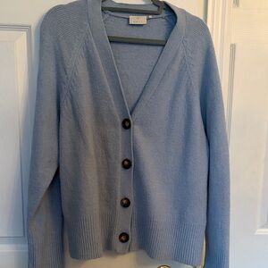 Powder blue cardigan